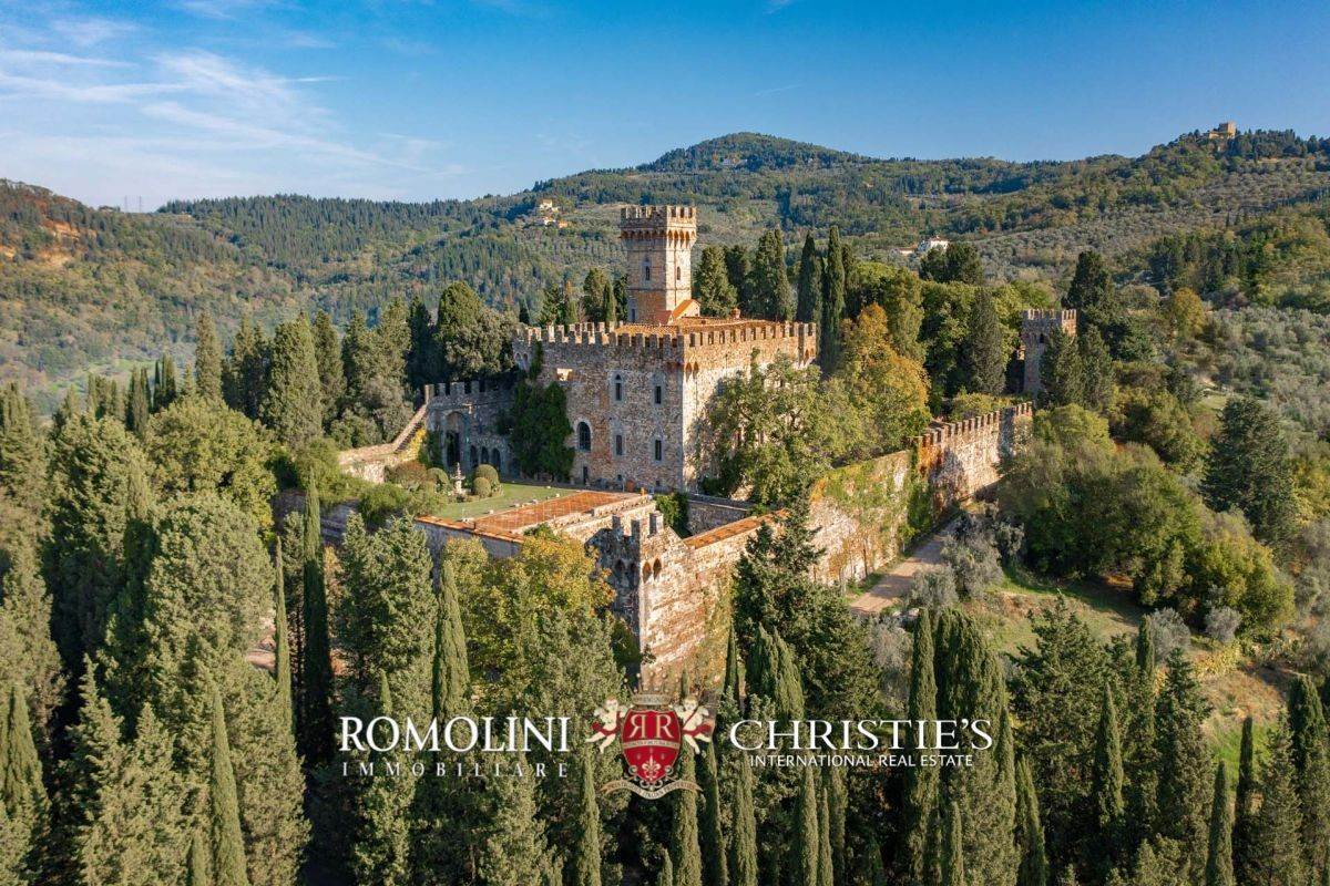 Villa/Townhouse for Sale at Tuscany - CASTLE FOR SALE IN FIESOLE WITH VINEYARDS, OLIVE GROVE AND INFINITY VIEWS OF FLORENCE Fiesole, Italy