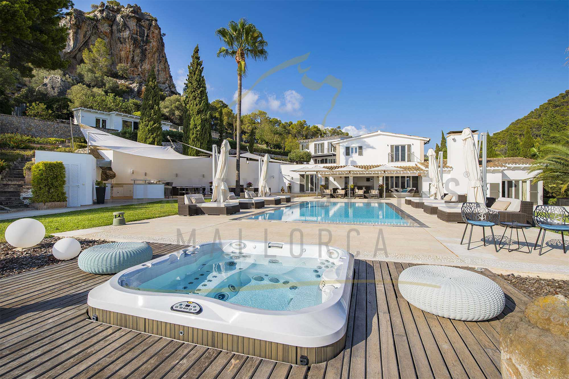3. Estate for Sale at Modern Mediterranean Finca with sea views and guest houses in Port Andratx on Mallorca Port Andratx, Mallorca,07157 Spain